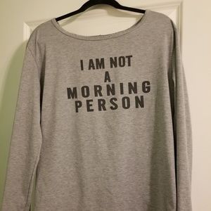 Simple Graphic Long Sleeve Tee